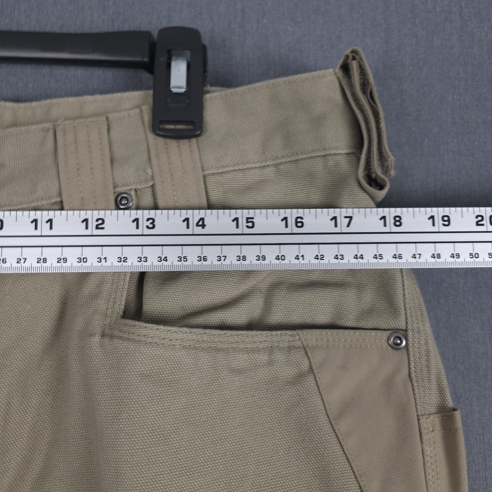 Duluth Ultimate Fire Hose Cargo Pants Mens 38×32 (Fits 35×29) Double Knee Work