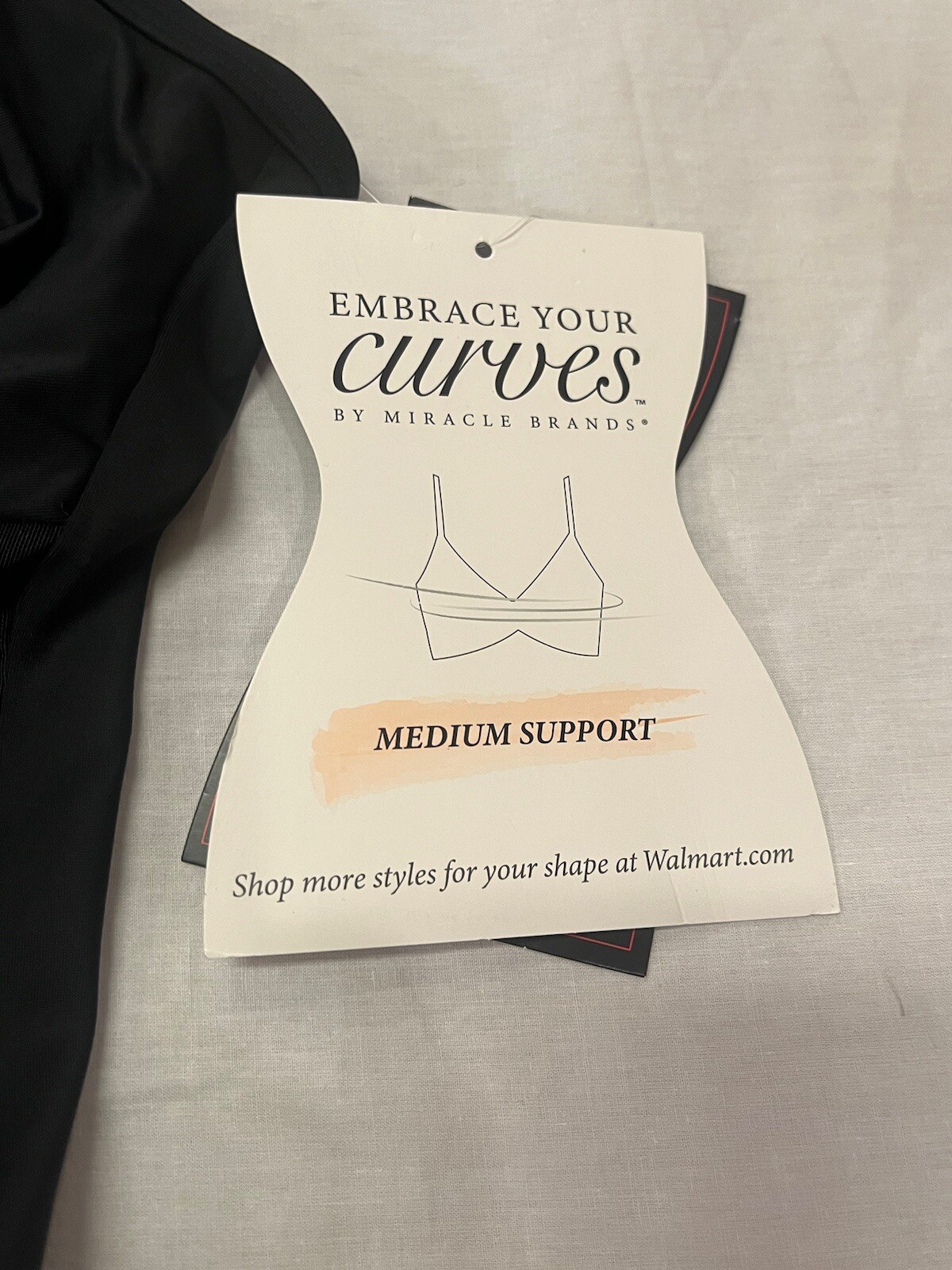 Embrace Your Curves By Miracle Brands Swimsuit Small Black Vacation Beach Pool