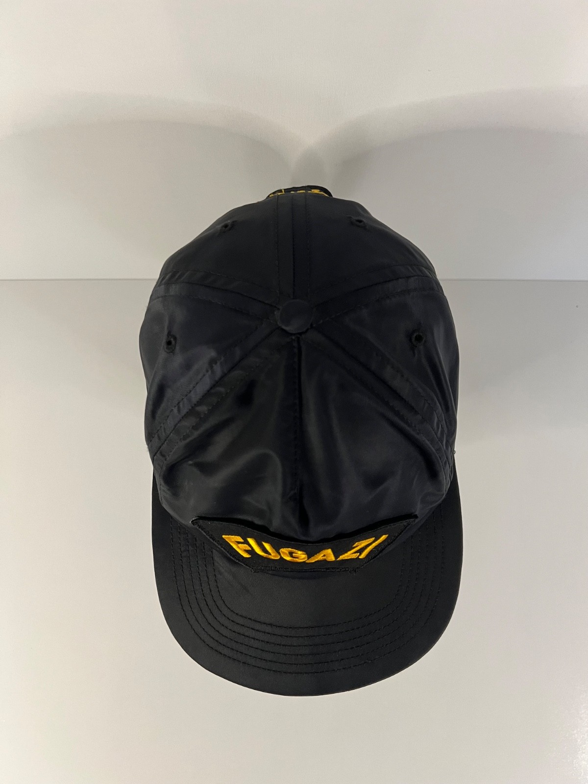 Supreme x Fugazi 5 Panel Nylon Hat Black SUPNY-15 FUGAZI HAT Adjustable Snap