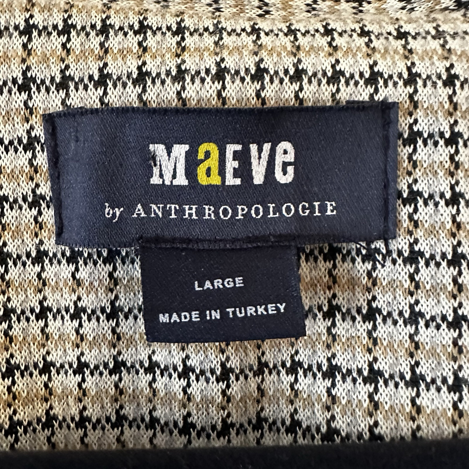 Maeve By Anthropologie Womens Collegiate Knit Blazer Academia Size L