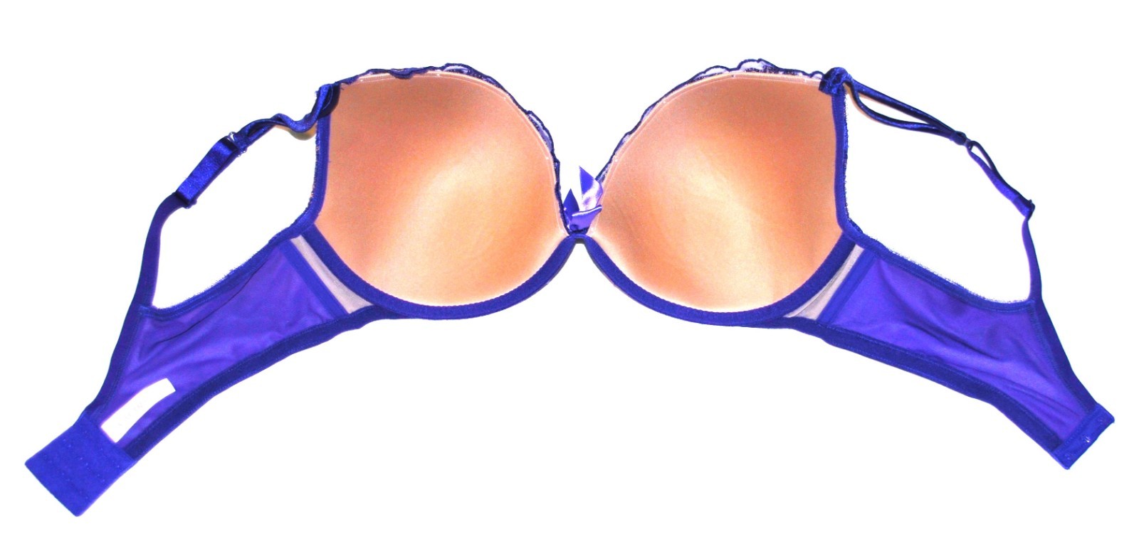 NEW CACIQUE VIOLET rayon nylon poly LACE UNDERWIRE FULL BRA 42 D