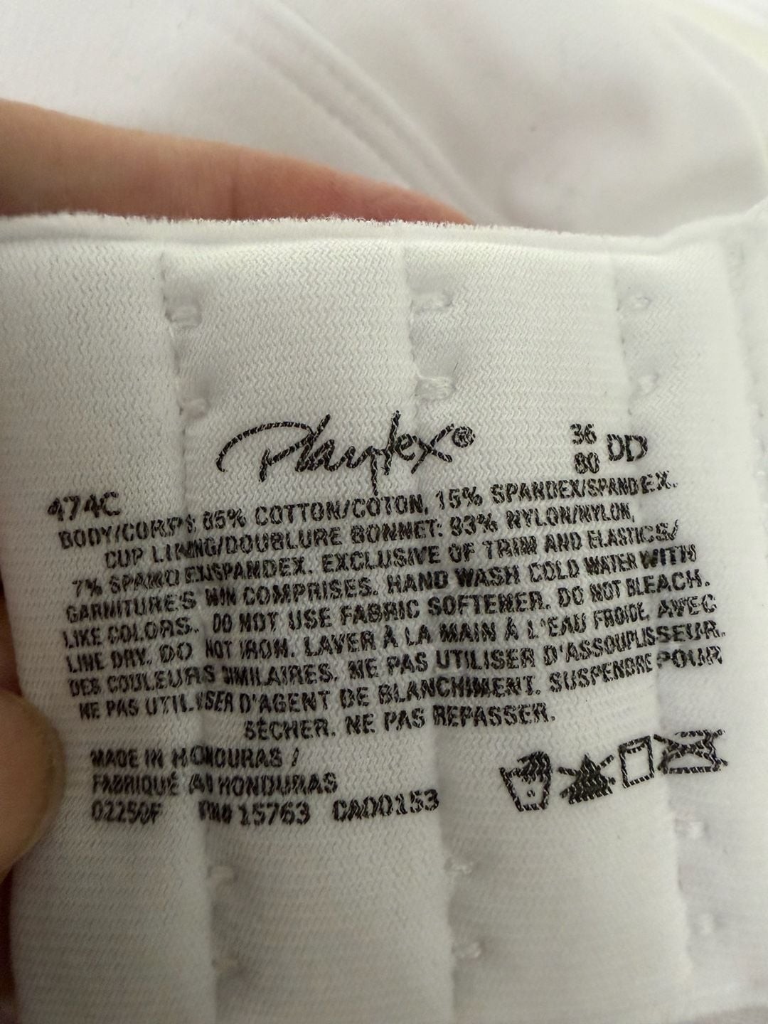 Playtex 18 Hour Ultimate Lift & Support Cotton Stretch Wirefree Bra 474c, 36DD