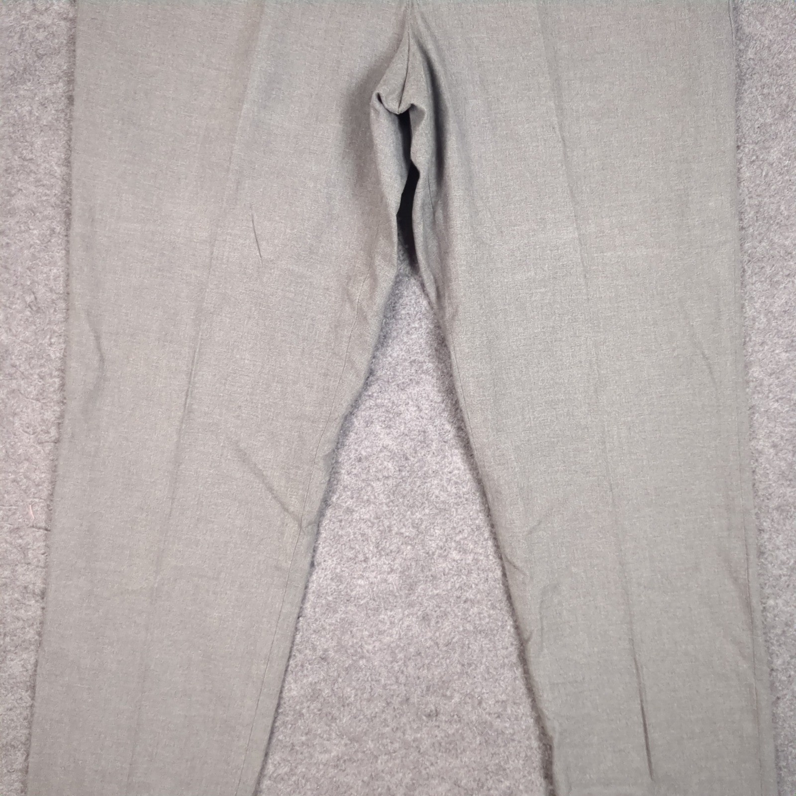 J.Crew Bowery Classic Mens Gray Wool Blend Dress Pants W31 L30 Flat Front