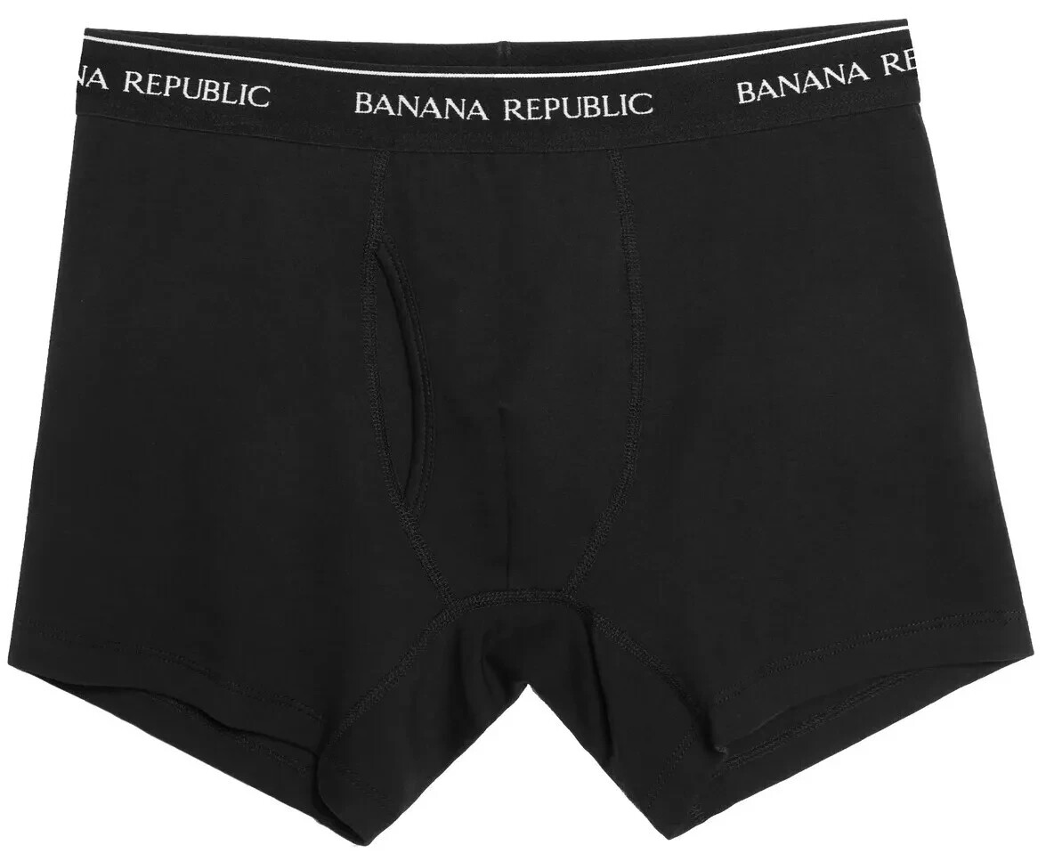 3 Pack – Banana Republic Men’s Boxer Briefs, BLACK, Select S, M, L, XL FAST SHIP