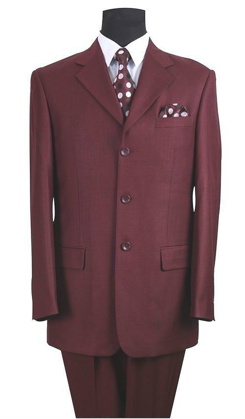 mens’ Polyester Basic Suit 3 Button by Fortino Landi Style 802P