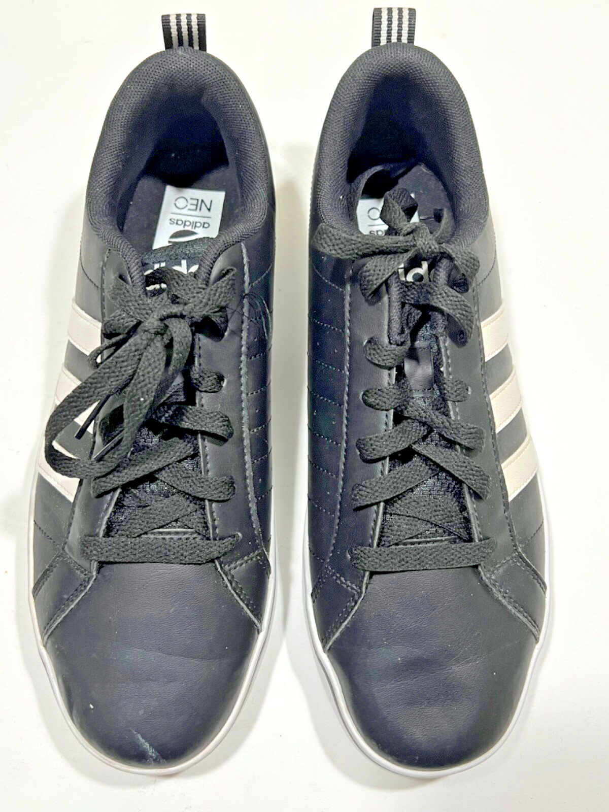 adidas Neo Sneakers VS Pace Black 3 Stripes Men’s US Sz 8 F97757