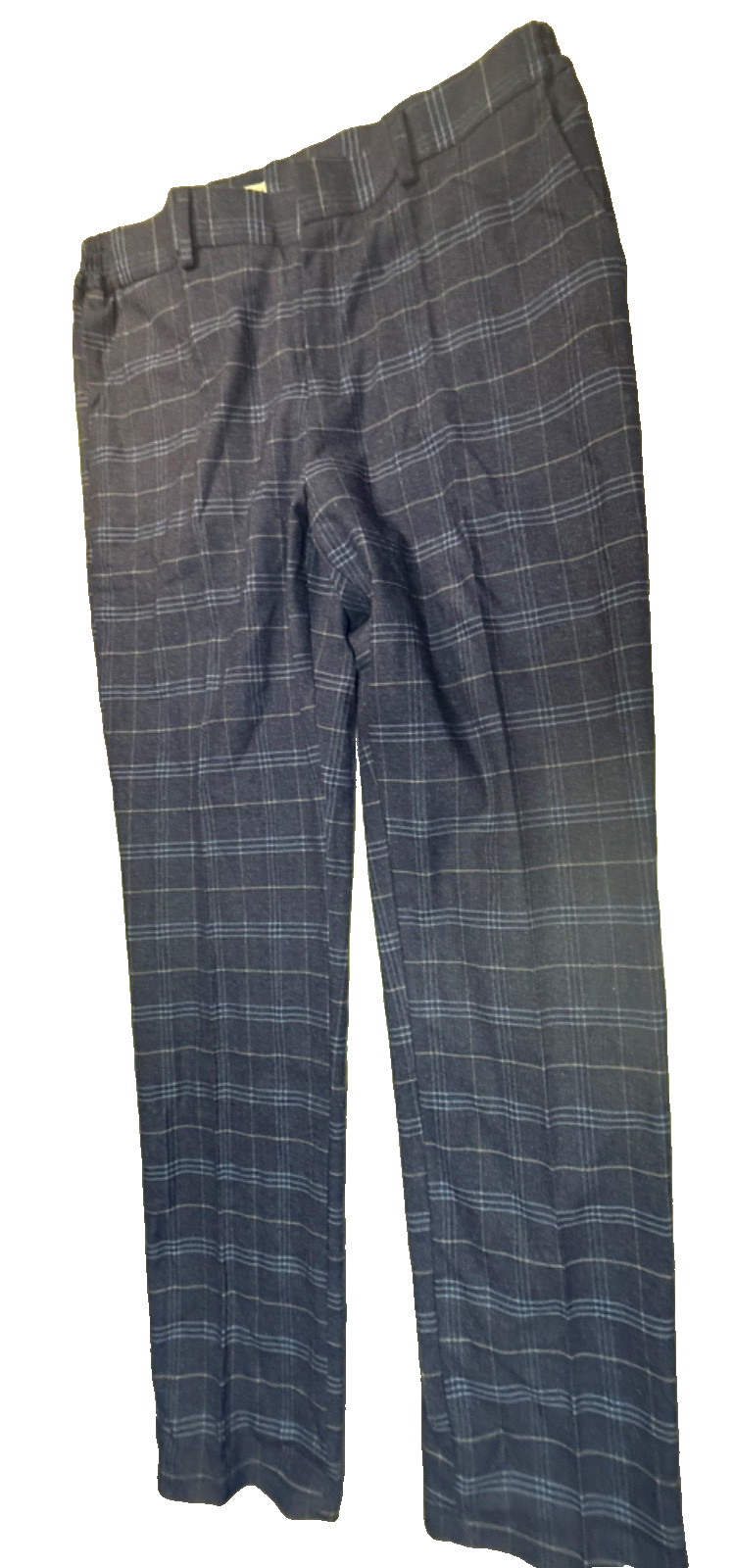 Elevate Your Style: Women’s Blue Multi Plaid Dressy Pants Size Small