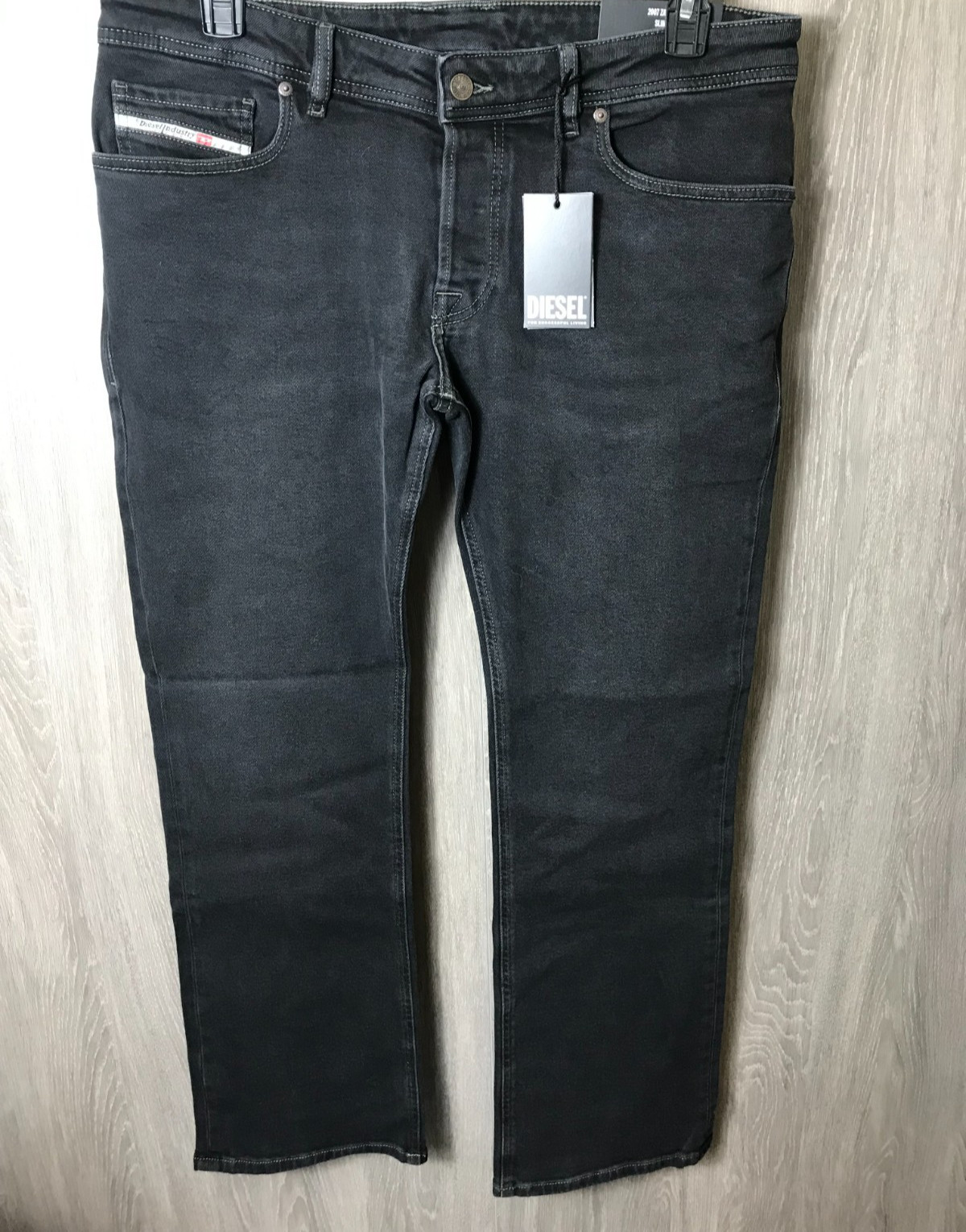 DIESEL Men’s Size W36-L32 Black 2007 Zatiny-X Slim Jeans $195 NWT
