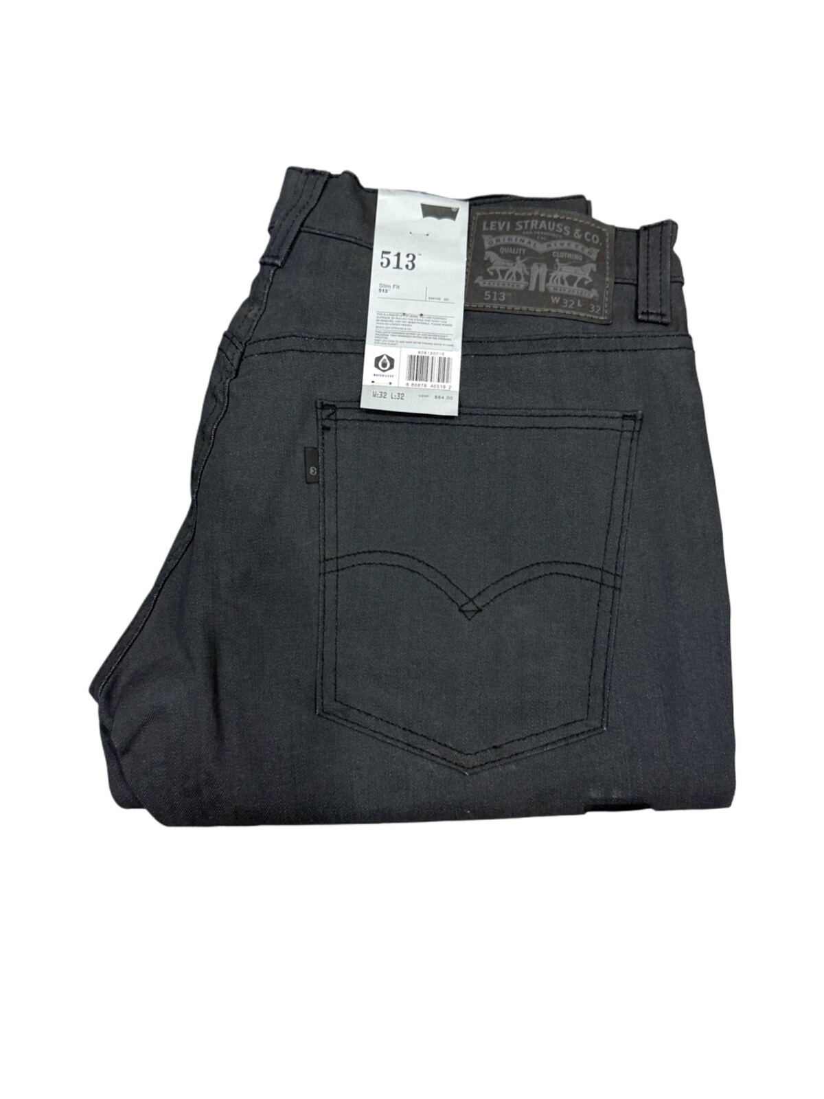 Levi’s Men’s 513 Slim Straight Fit Line 8 Jean Color 3D Grey 808130045
