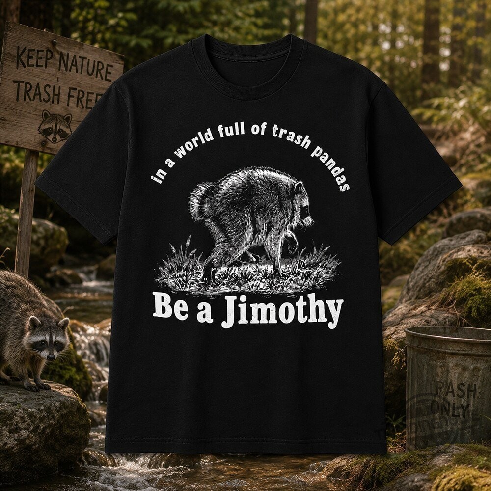 In A World Full Of Trash Pandas Be A Jimothy Raccoon Shirt 2026