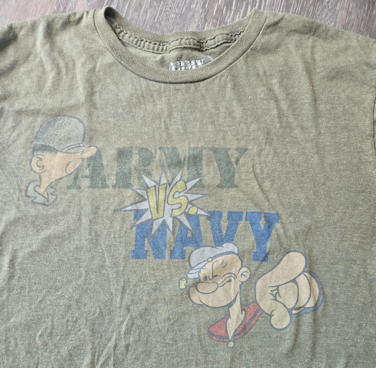 Vintage Army Vs Navy Popeye Tee Shirt – M