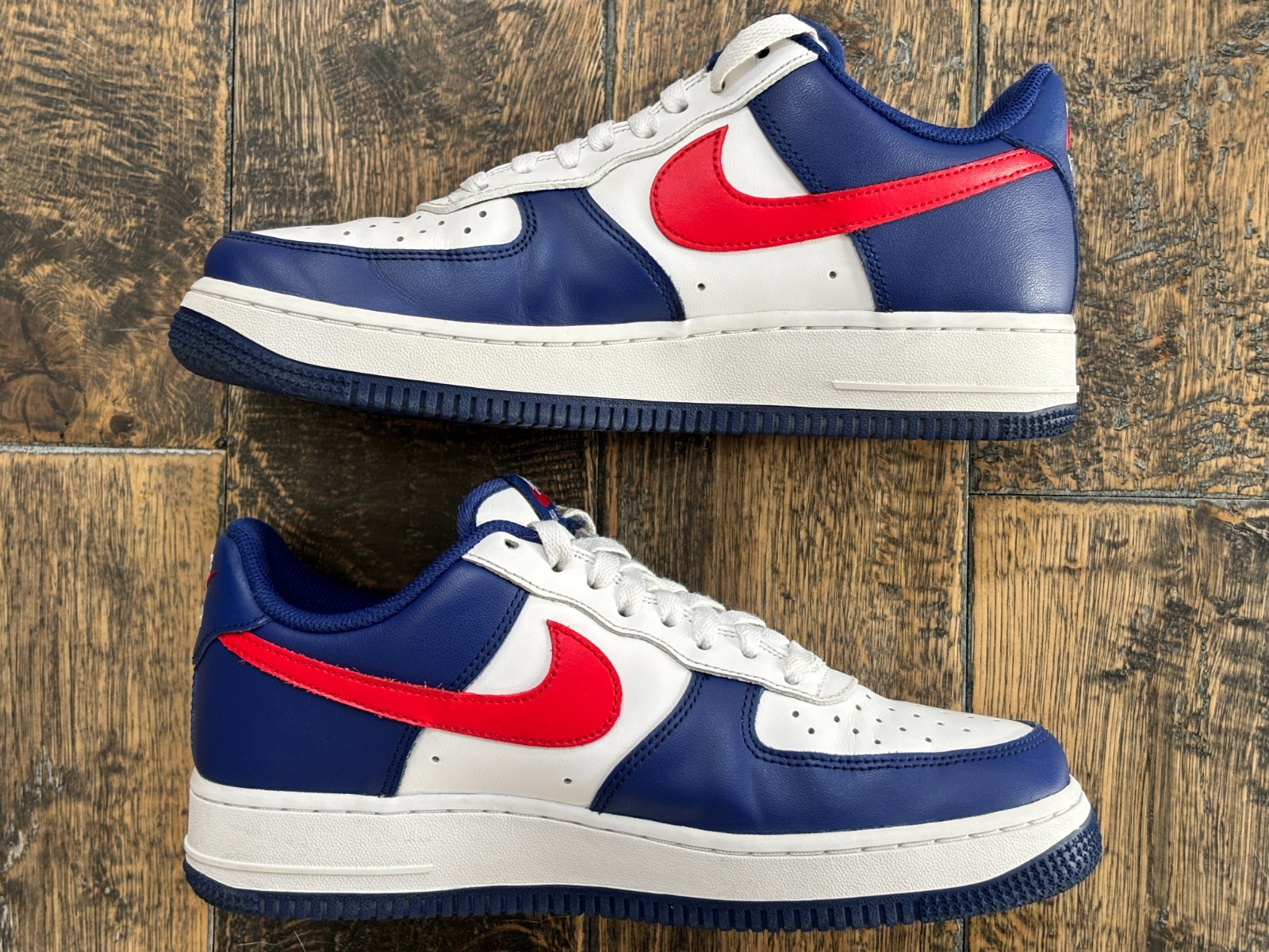 Nike Men’s Air Force 1 Low USA 2020 CZ9164-100 White/Red/Sport Royal Men 7.5