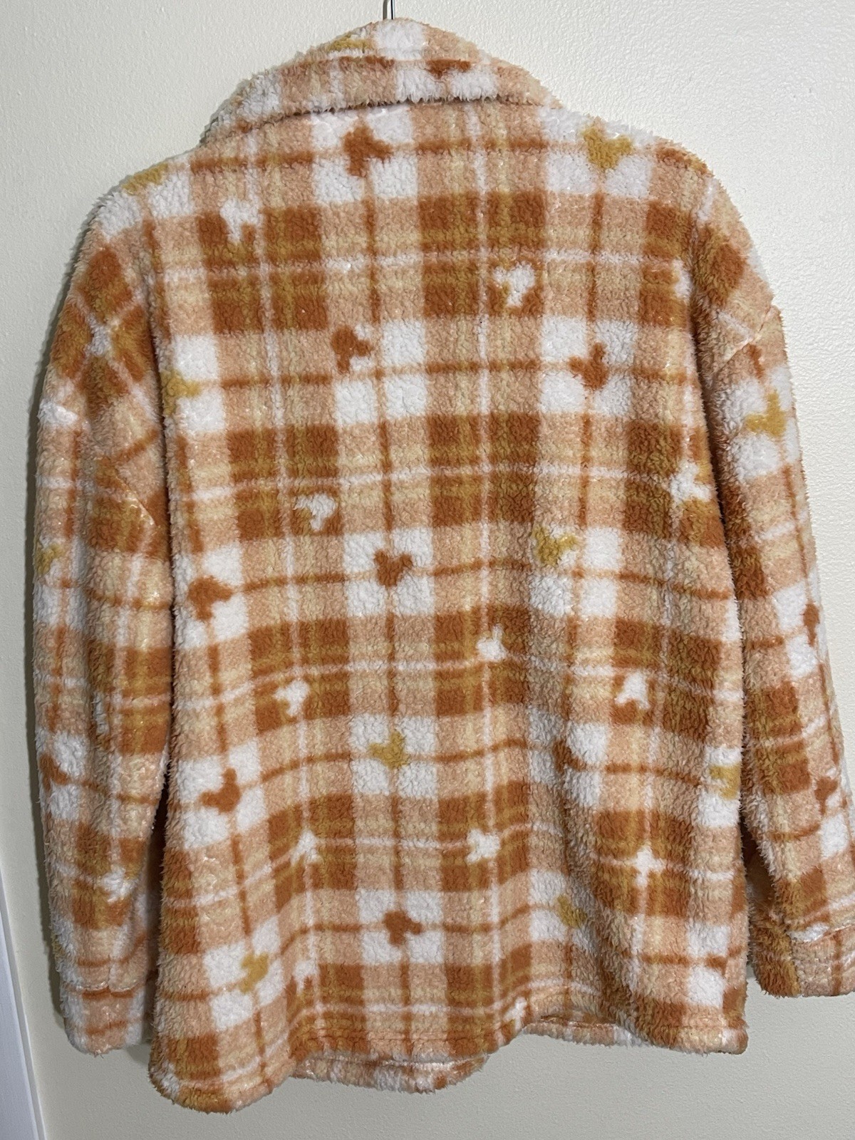 Hidden Mickey Fleece Jacket Super Cozy! Size L
