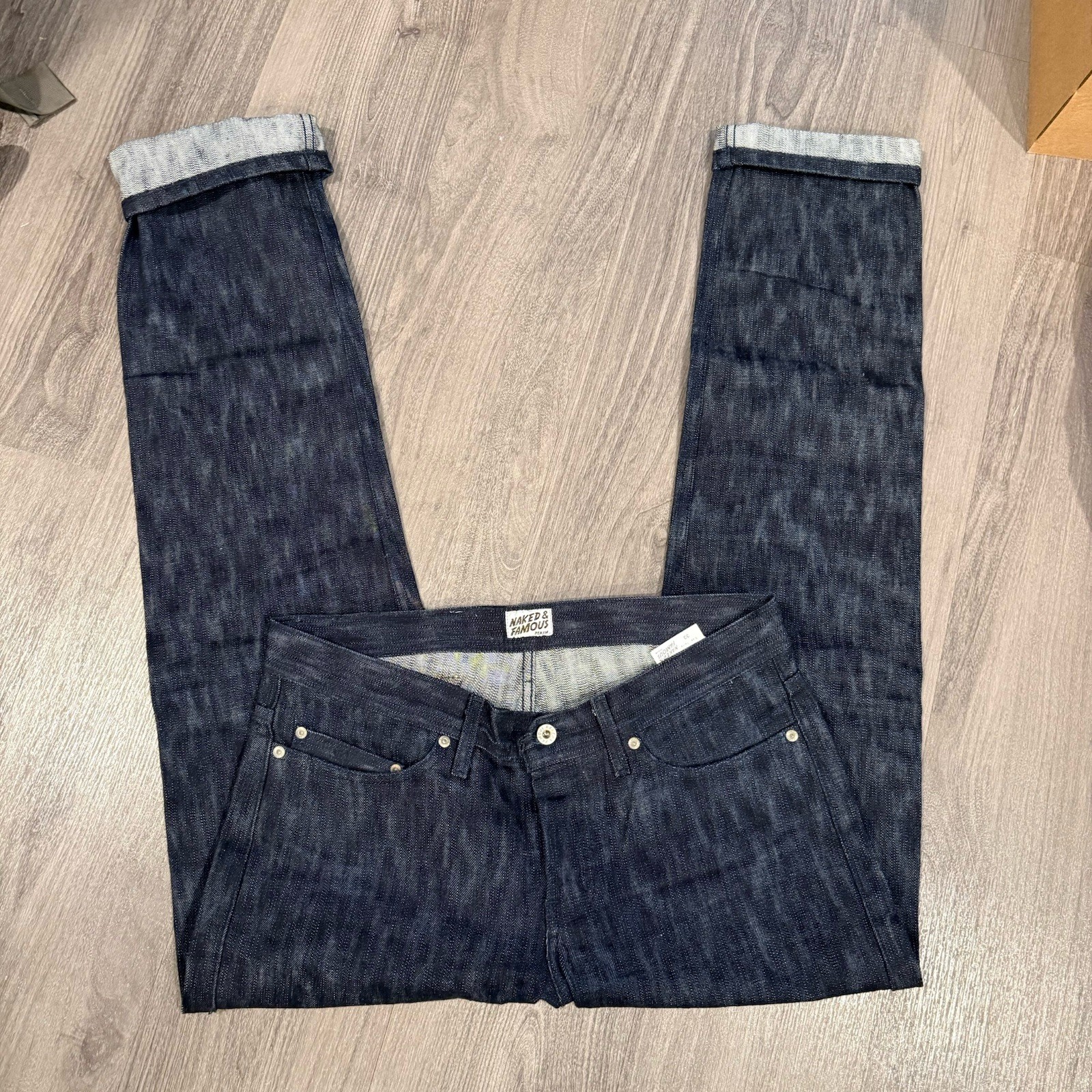 Naked & Famous Selvedge Denim Weird Guy 011023 Big Slub Selvedge 33”