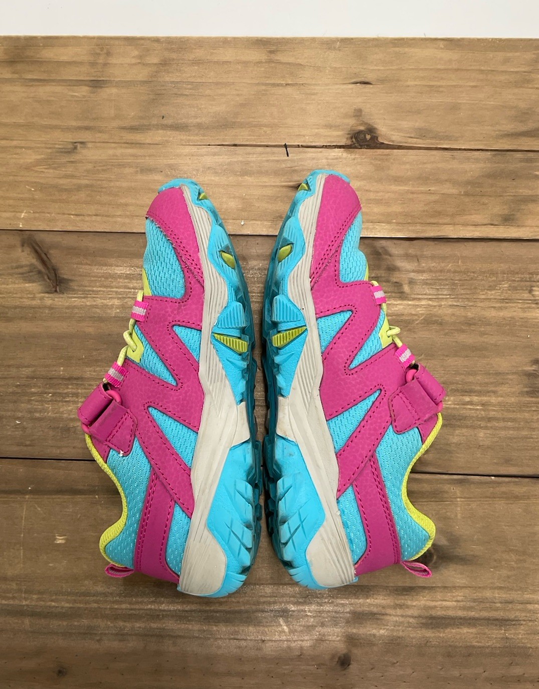 Merrell Select Grip Kids Hiking Shoes Multi Color Washable Size 13.5