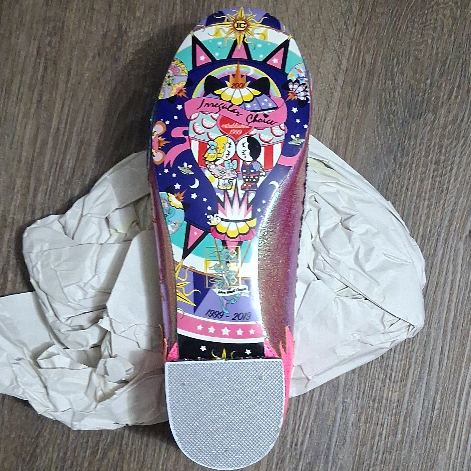 Irregular Choice“We Come In Peace Pouch with matching shoes (flats)