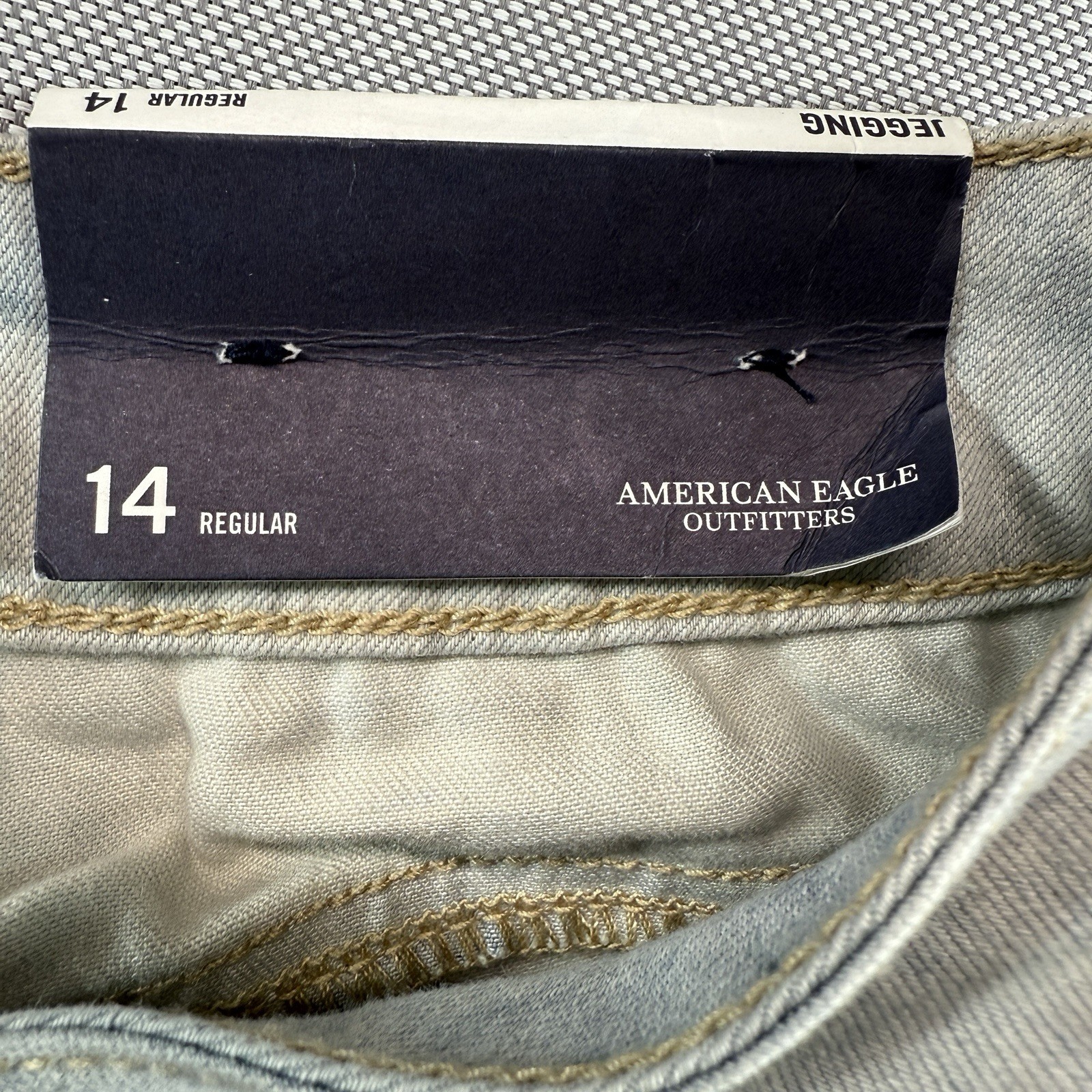 American Eagle Outfitters Jegging Womens 14 Regular Tie Dye Super Stretch Jeans
