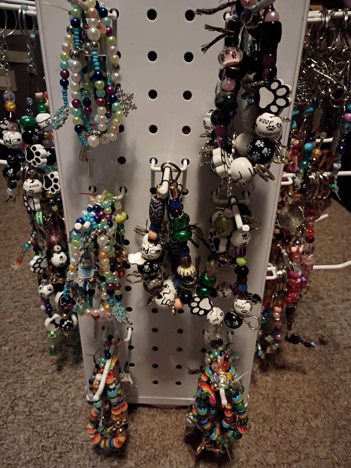 Handmade Keychain Key Rings Bracelets Dreamcatchers Pic Frames Painted Pictures