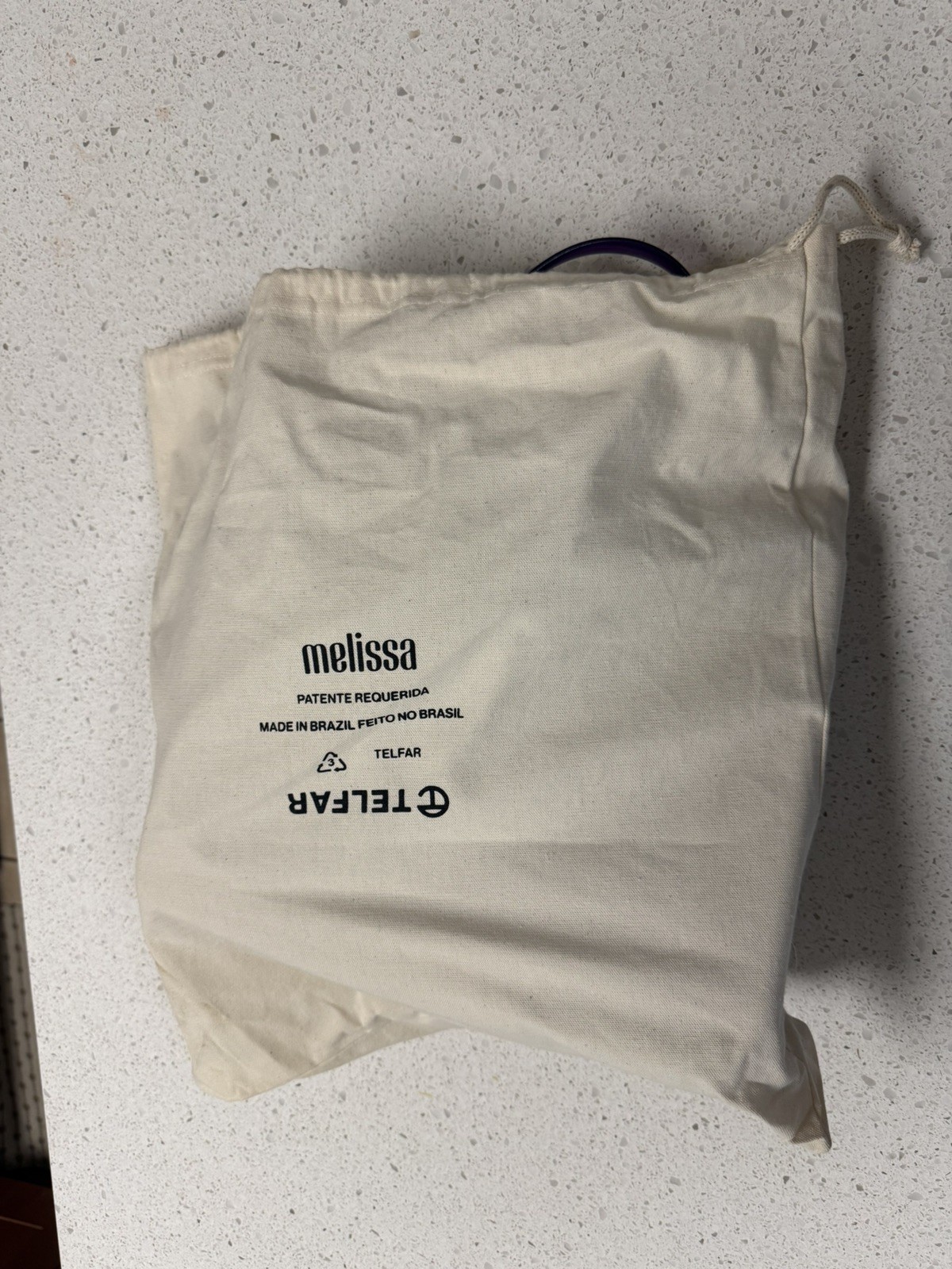 Telfar x Melissa Jelly Shopping Bag — Medium — Purple — NWT Authentic
