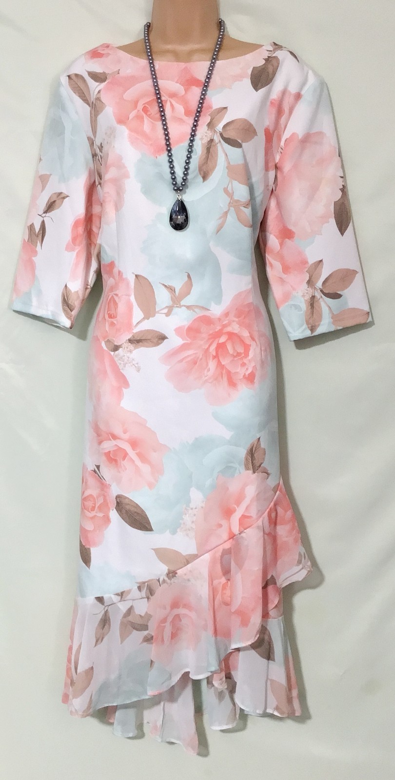 Bnwt KALEIDOSCOPE (18/20) Multicoloured Stretch Cocktail Dress /Wedding/Cruise