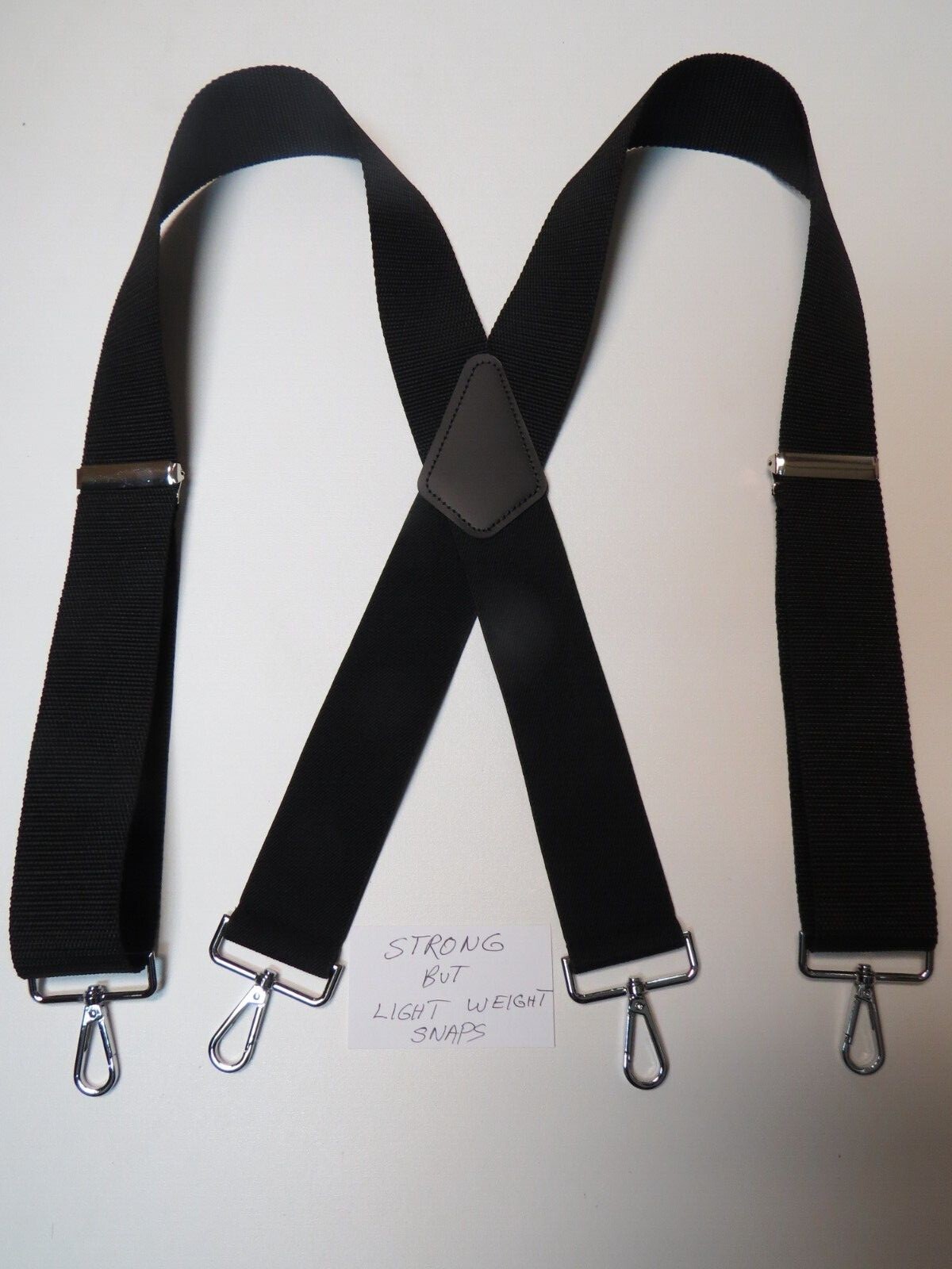 ASST.NON-STRETCH 2″ MENS Suspenders “X” INDUSTRIAL QUALITY Material MADE IN USA
