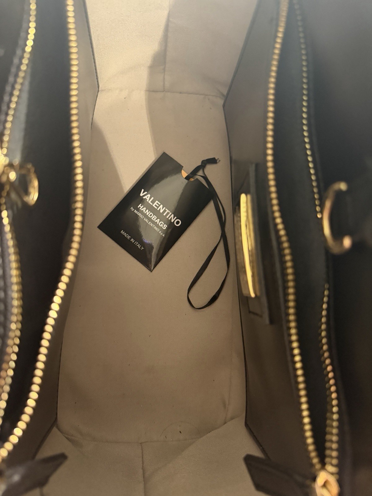 Valentino Black Leather Purse