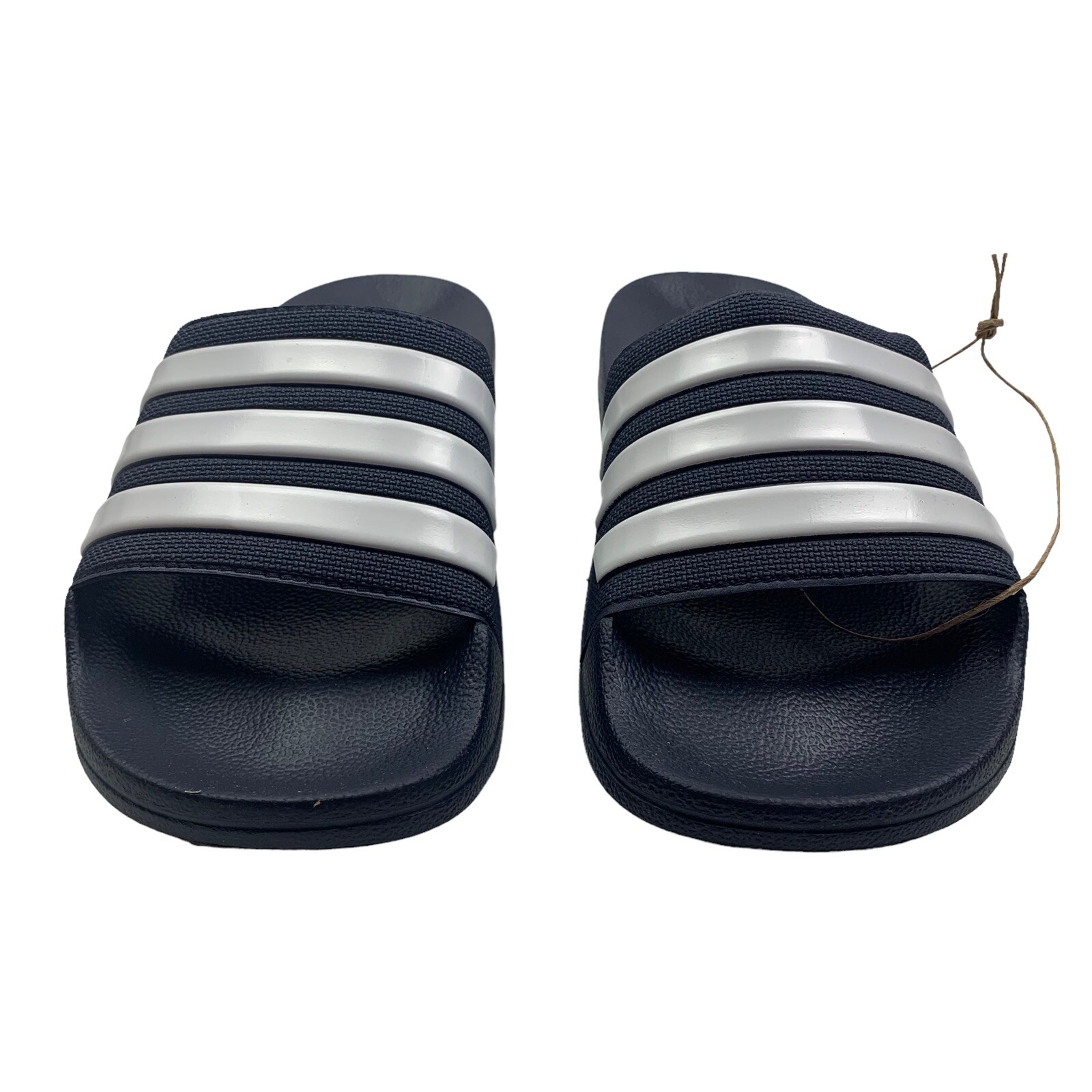 Adidas Mens Adilette Shower Locker Slide Water Sandal Navy/White GZ5920 Sz 7