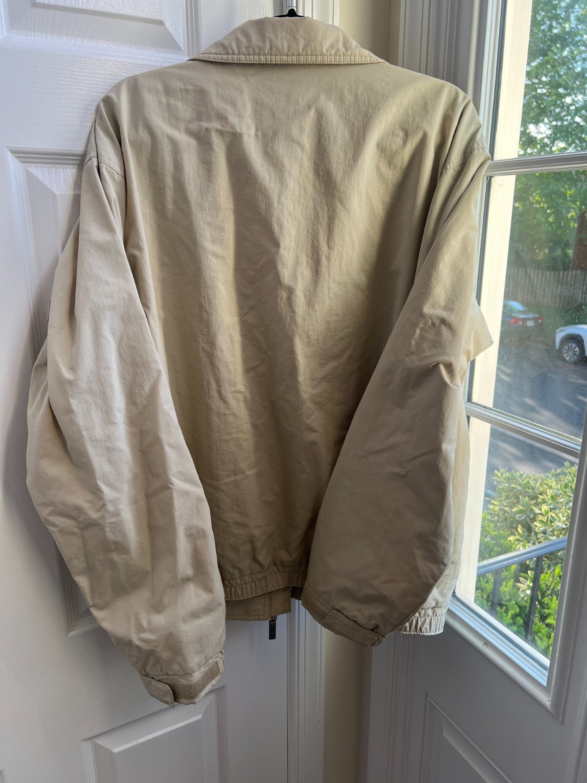 SLAM Sailing Jacket Mens XL Beige Full Zip FIV Official Supplier Mesh Lined