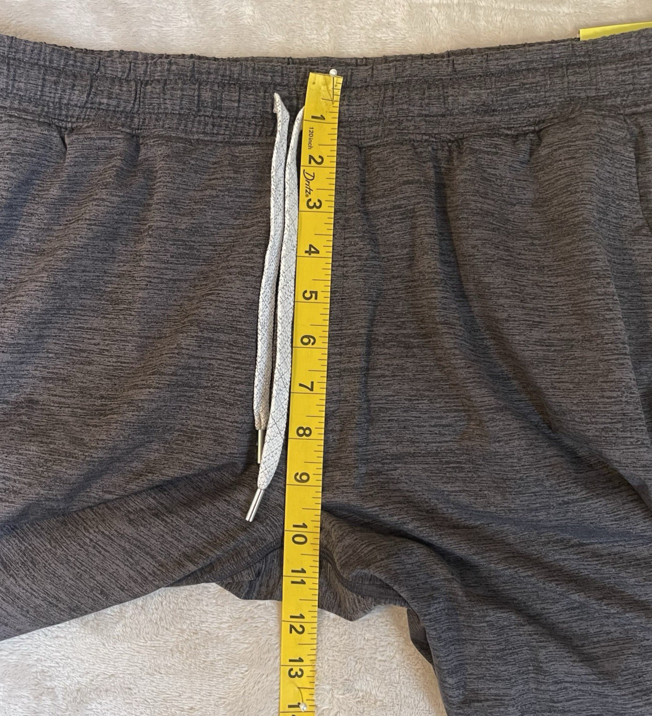 All In Motion Soft Stretch Shorts Men’s Gray Large Active Summer Wear Soft Comfy