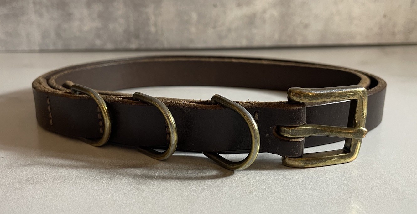 R.M.Williams Men’s Brown Leather Solid Belt Adjustable Size 36/91