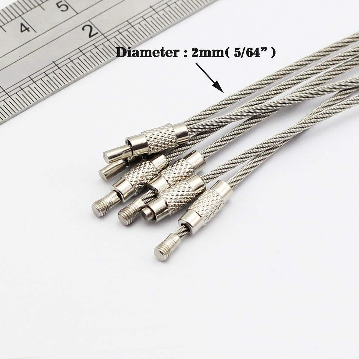 bayite BYT-WKC-054 10 Inch Stainless Steel Wire 10 inch length, Silver