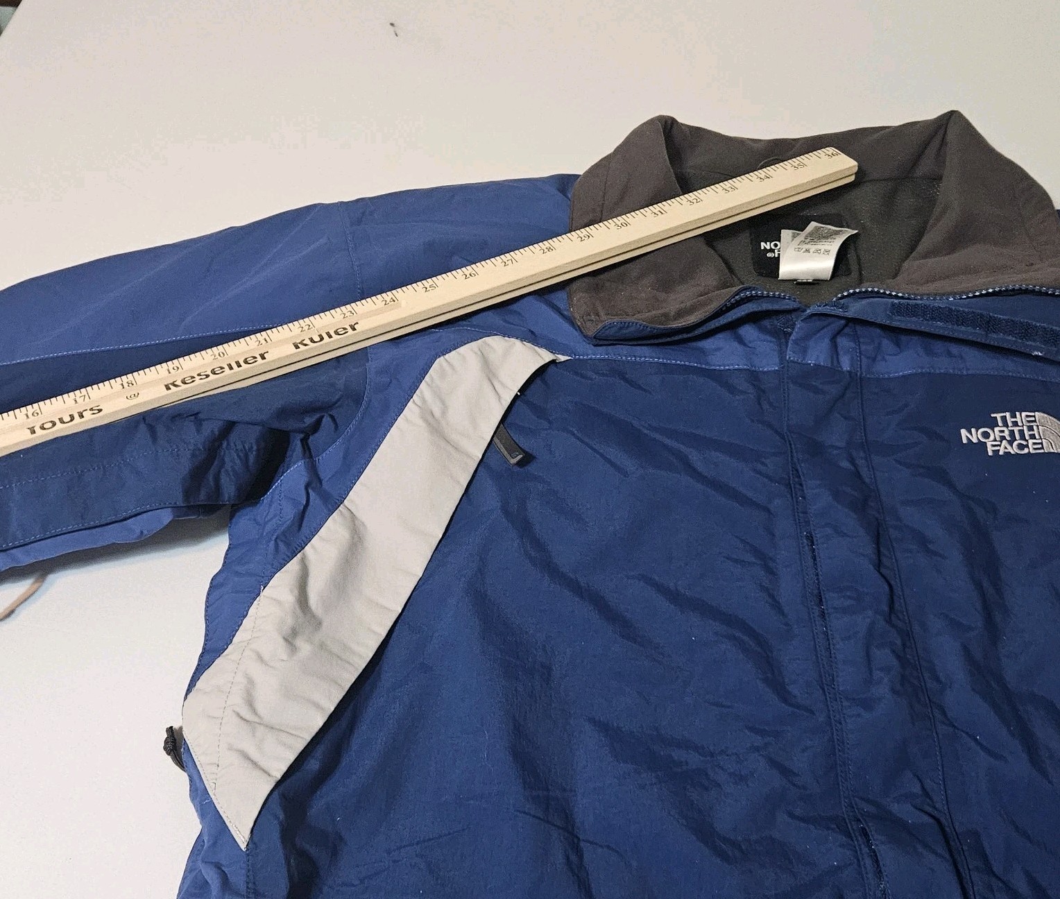 North Face Jacket Mens XL Blue HyVent Waterproof Outdoors Rain Coat Ski Snow