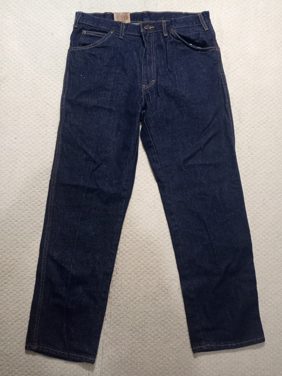 Dickies Regular Fit Dark Wash Work Jeans Mens Size 34×30 Red Label New Read