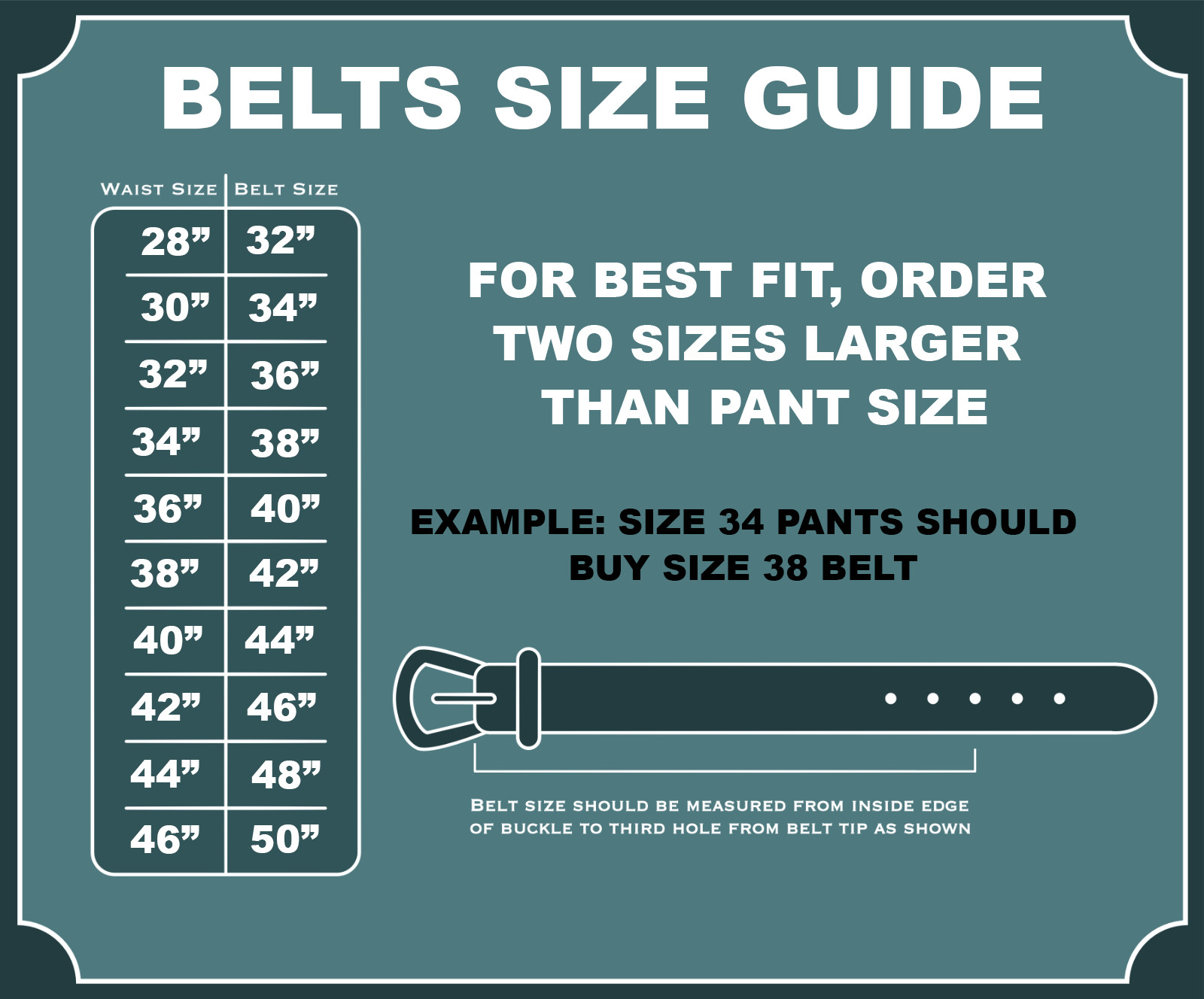 Men’s Belt Full Grain Leather Strap With Removable Buckle Western Belt 1.5″ Wide