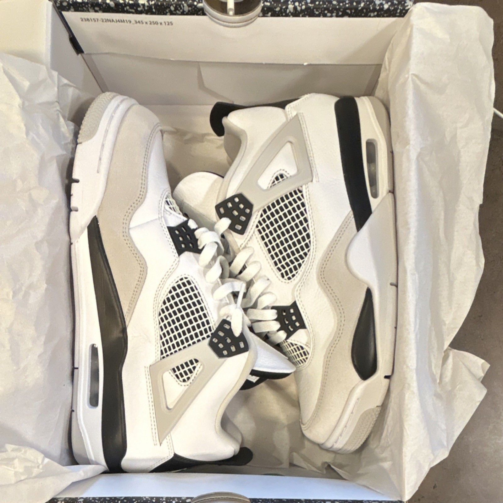 Jordan Air Jordan 4 Retro Military Black DH6927-111 White Black Men’s