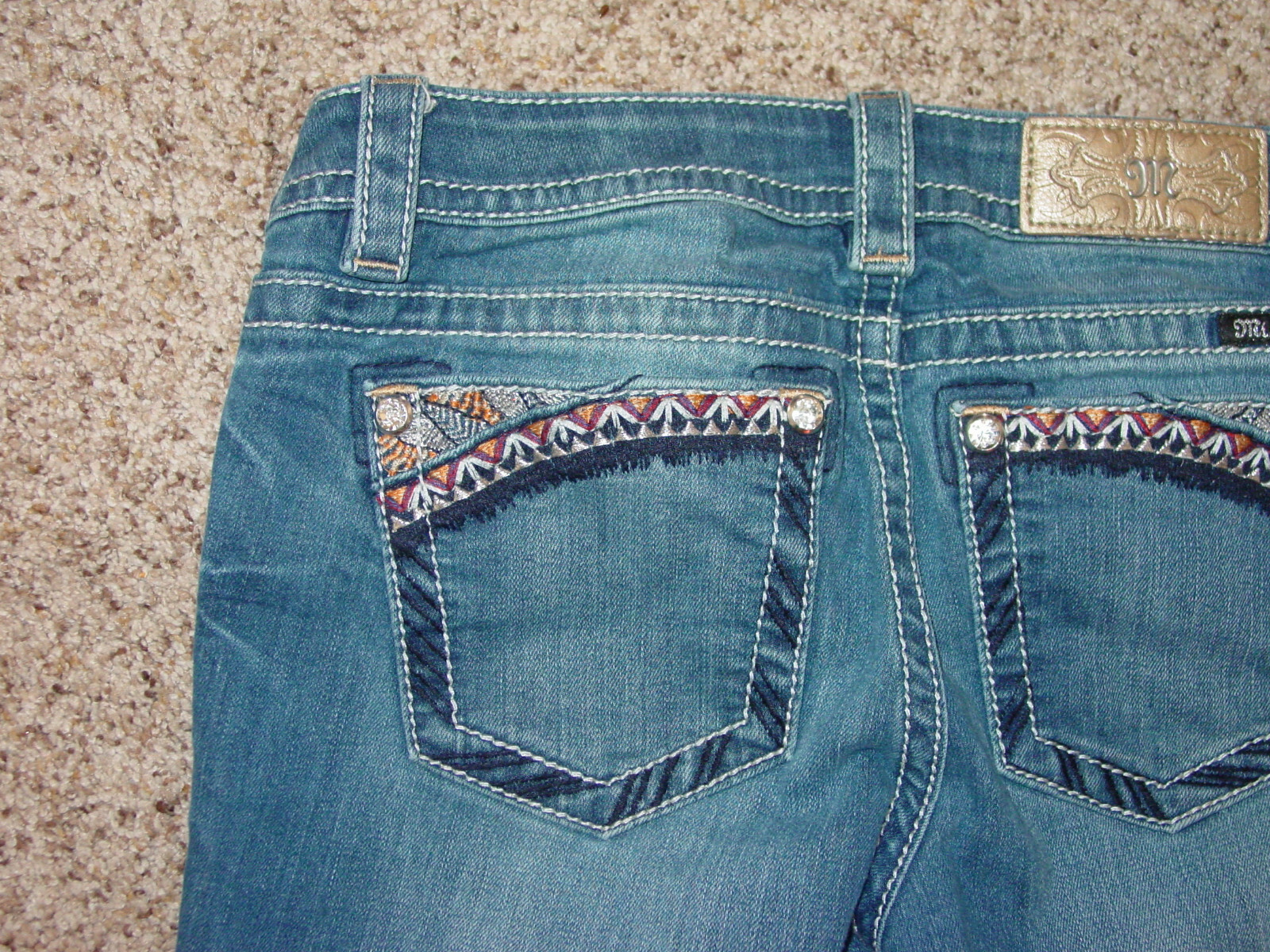 Womens Miss Me JP7697B4D Signature Boot Jeans! Size 27×29