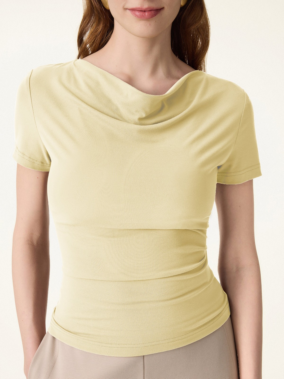 OGL SkinKiss Multi-Wear Cowl Neck Cooling Summer Tee