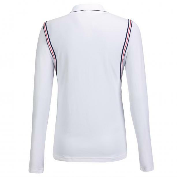NWT GOLFINO Ladies MARJORY POLO 4338622 100 White Sz 2 4 6 8 10 12 14 16 18 NEW