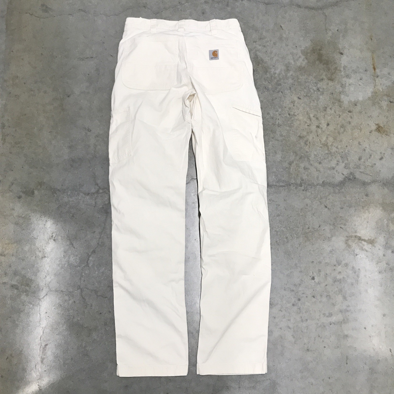 Carhartt Pants Mens 30×33 White Rugged Flex Rigby Double Knee 102802 NAT
