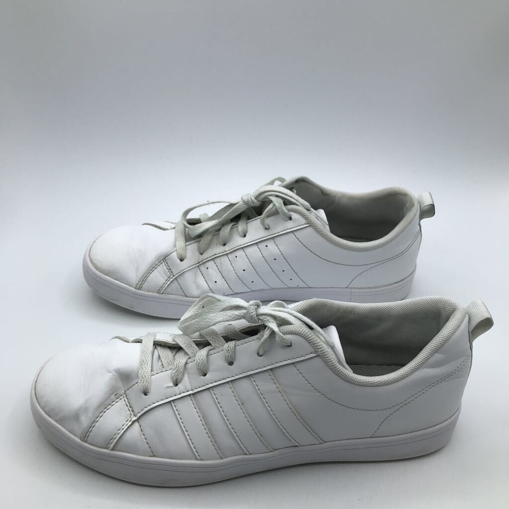 Adidas Womens Neo Vs Pace Sneaker Shoes White DA8799 Lace Up Low Top Leather 10M