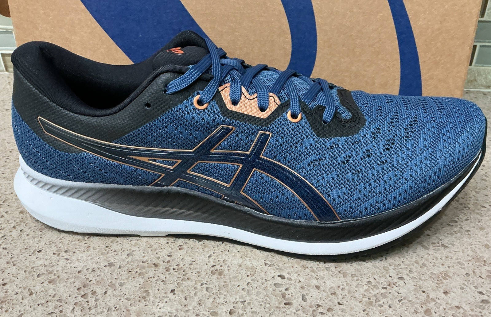 Asics Ezeride Shoes Men’s Size 9 Shark/Pure Bronze 1011B788-400 Sneakers New