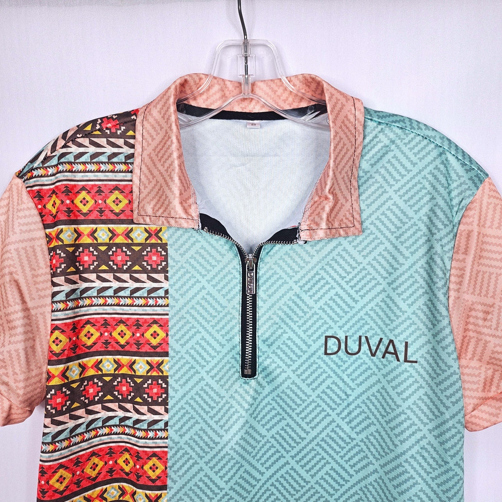 DUVAL Men’s Cabana Shirt Shorts Set Size S Tropical Resort Vacation NWOT