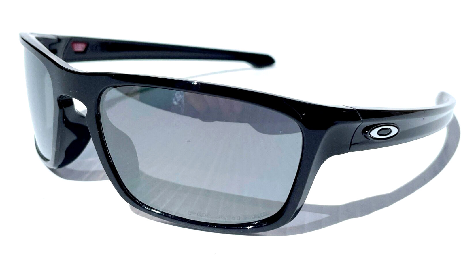 NEW Oakley SLIVER STEALTH Polished Black w POLARIZED Black Lens Sunglass 9408-05