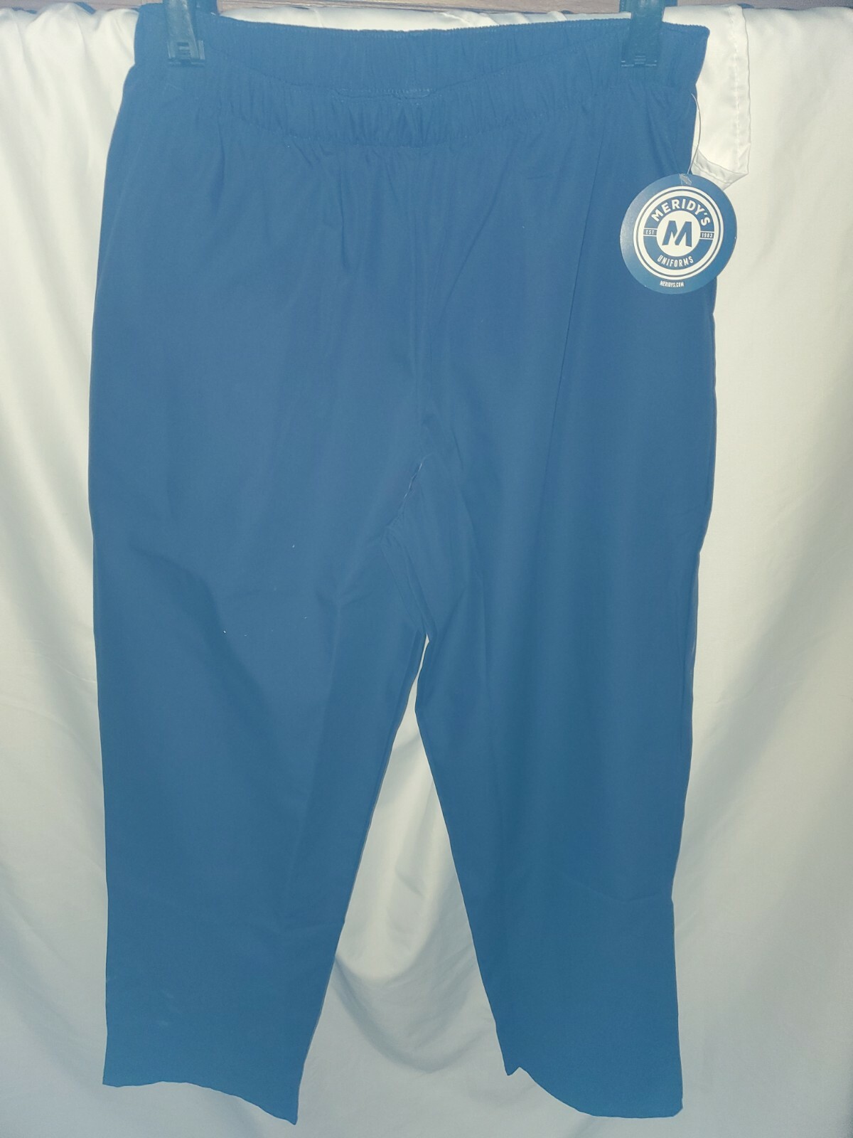 Meridys Uniforms Navy Blue Size L Elastic Waist 2 front pockets