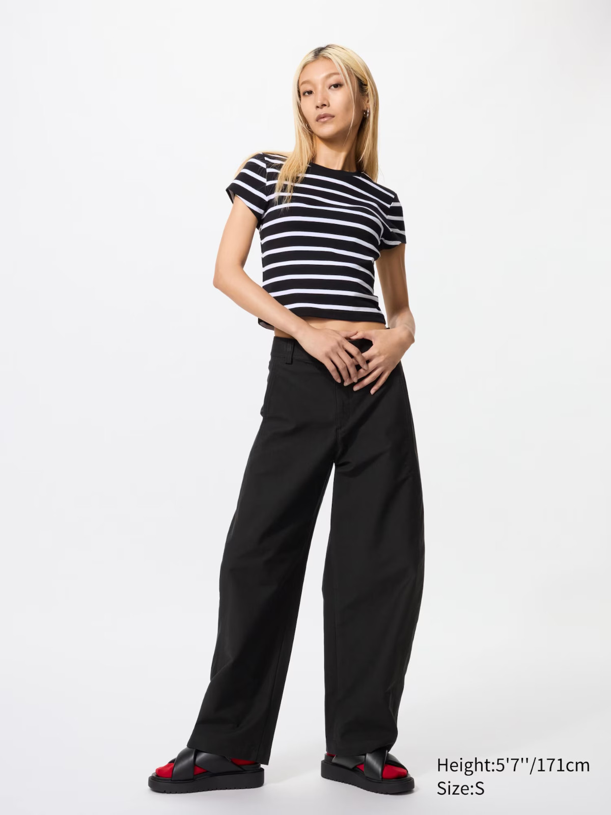 UNIQLO Jersey Barrel Silhouette Pants High Quality Materials NEW XS-4XL
