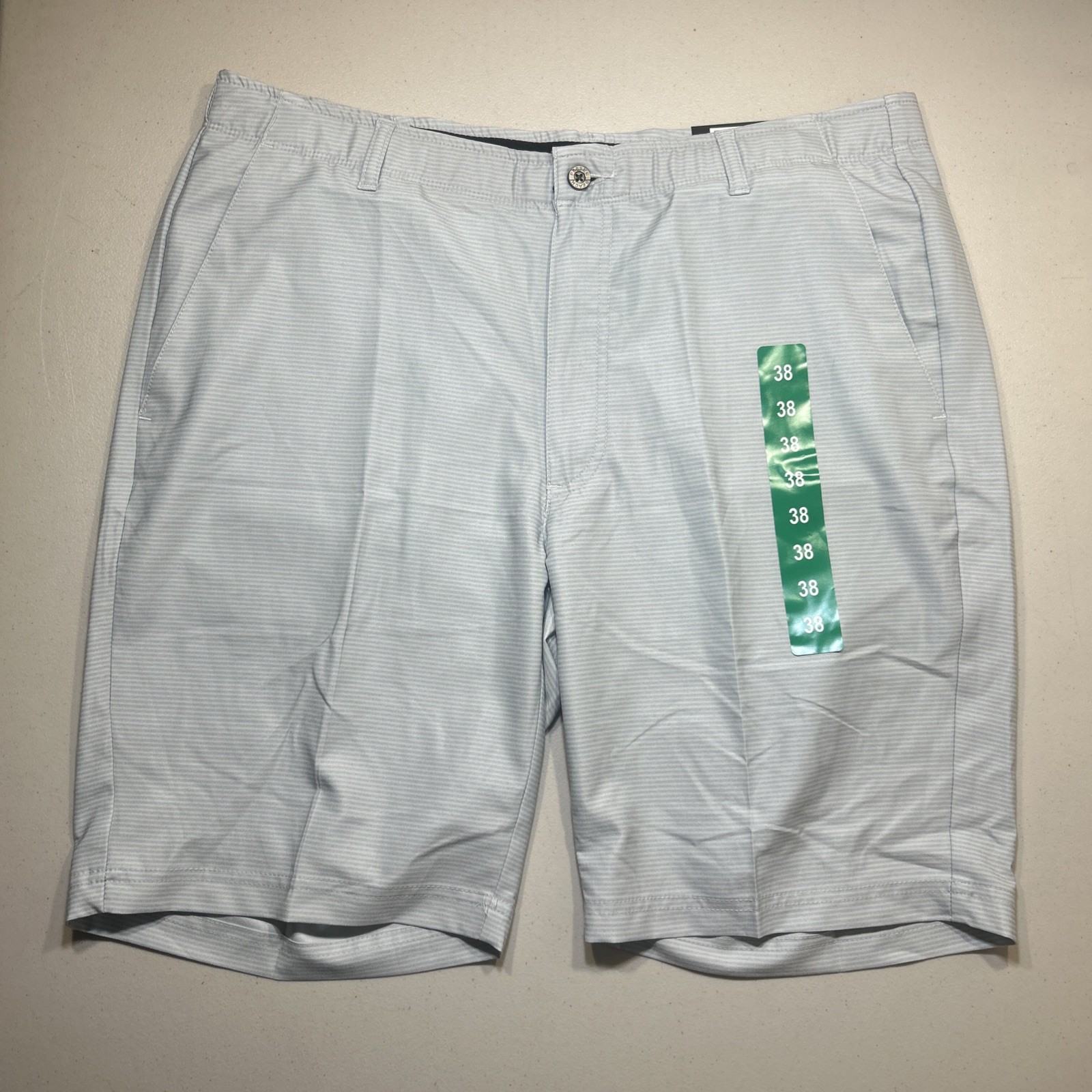 Pebble Beach Mens Dry Luxe Performance Flat Front Golf Shorts | NWT 38