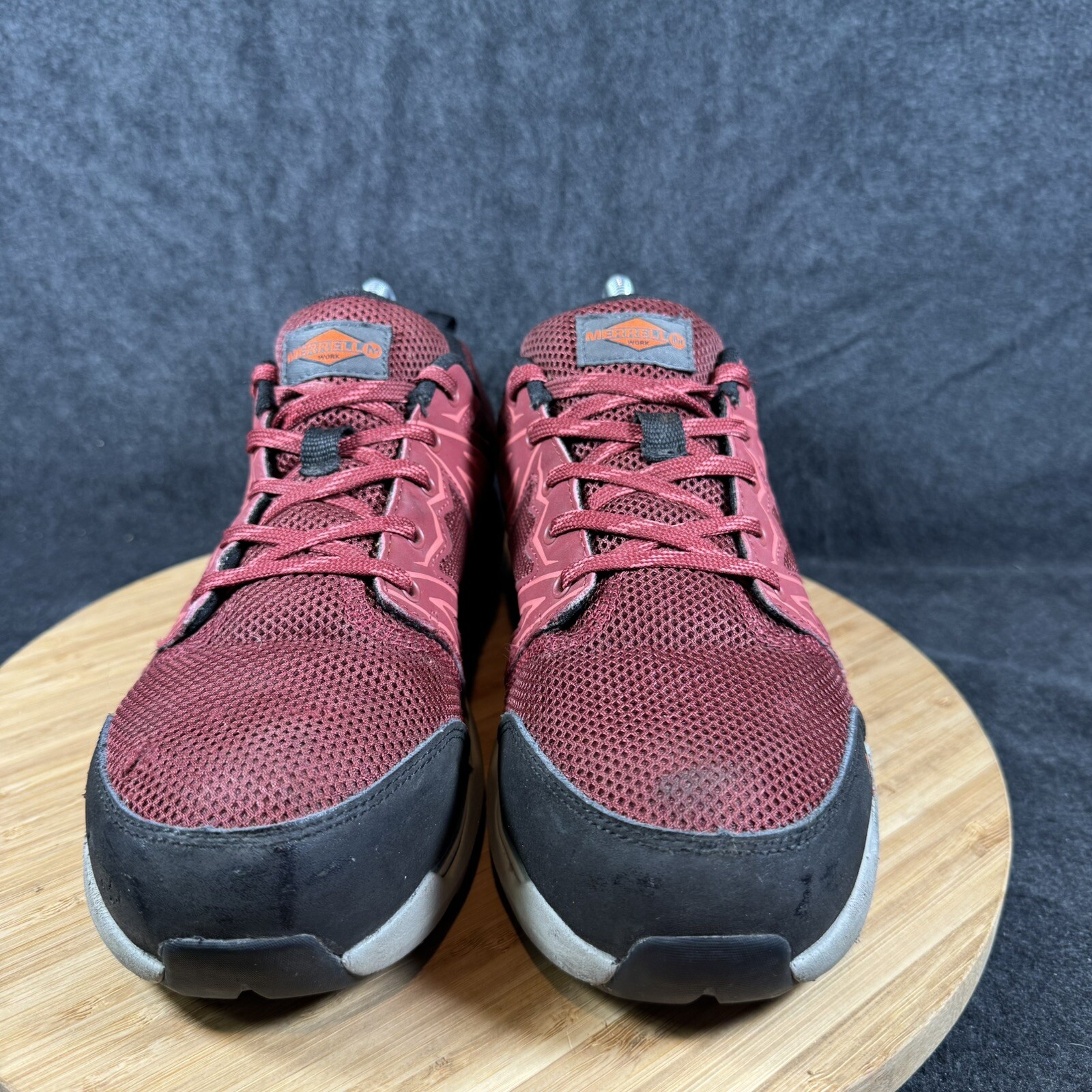 Merrell Women’s 9 Fullbench Superlite Alloy Toe Safety Work Shoes Red