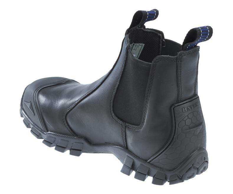 Bates Men’s Strike Chelsea Comp Toe Slip-on Safety Toe Boot Black, Size 7 EW