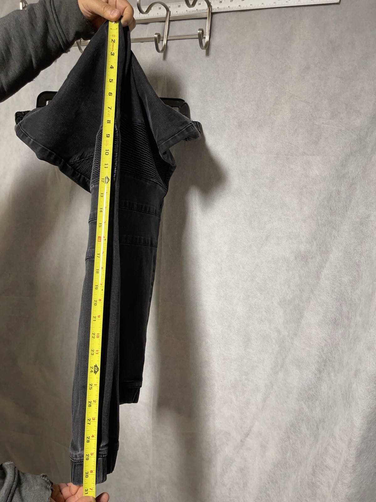 Versace Jeans Men 32×31 Black Jogger 19-69 Abbigliamento Sportivo SRL Moto Denim