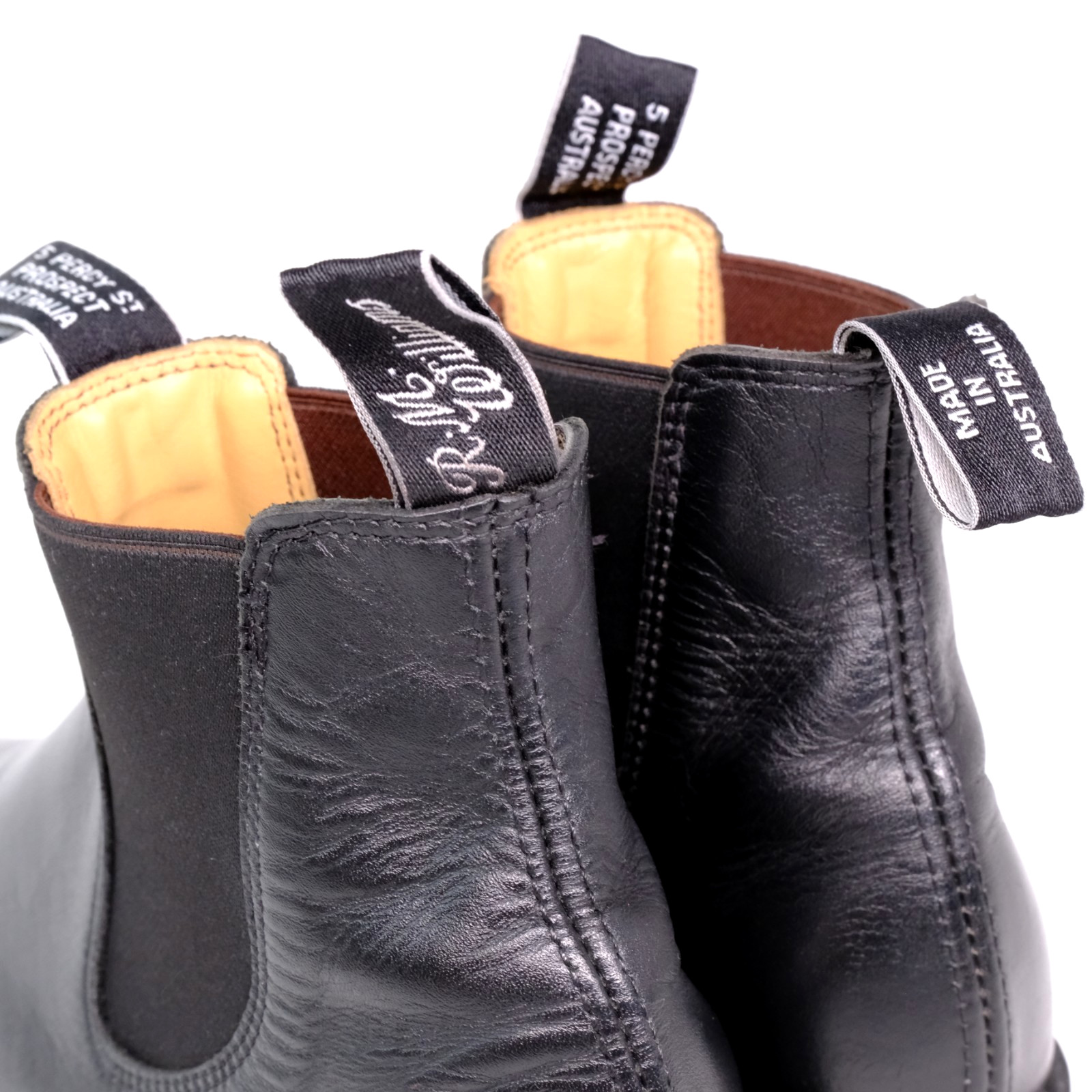 R.M. Williams Comfort Craftsman Black Leather Boots Women’s AU 5 G US 7.5 EU 38